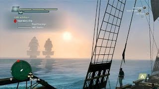 Assassin's Creed IV Black Flag - Twin Legendary Ships Combat (Royal Sovereign & HMS Fearless) [HD]
