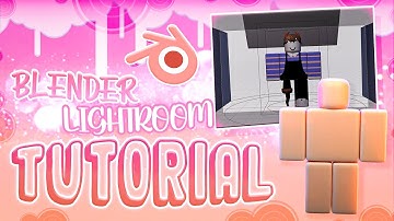 How to Use a Lightroom in Blender! || Roblox GFX Tutorial || Alex GFX Lightroom