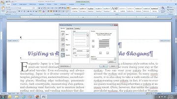 Word D Video 7 Editing headers and Footers