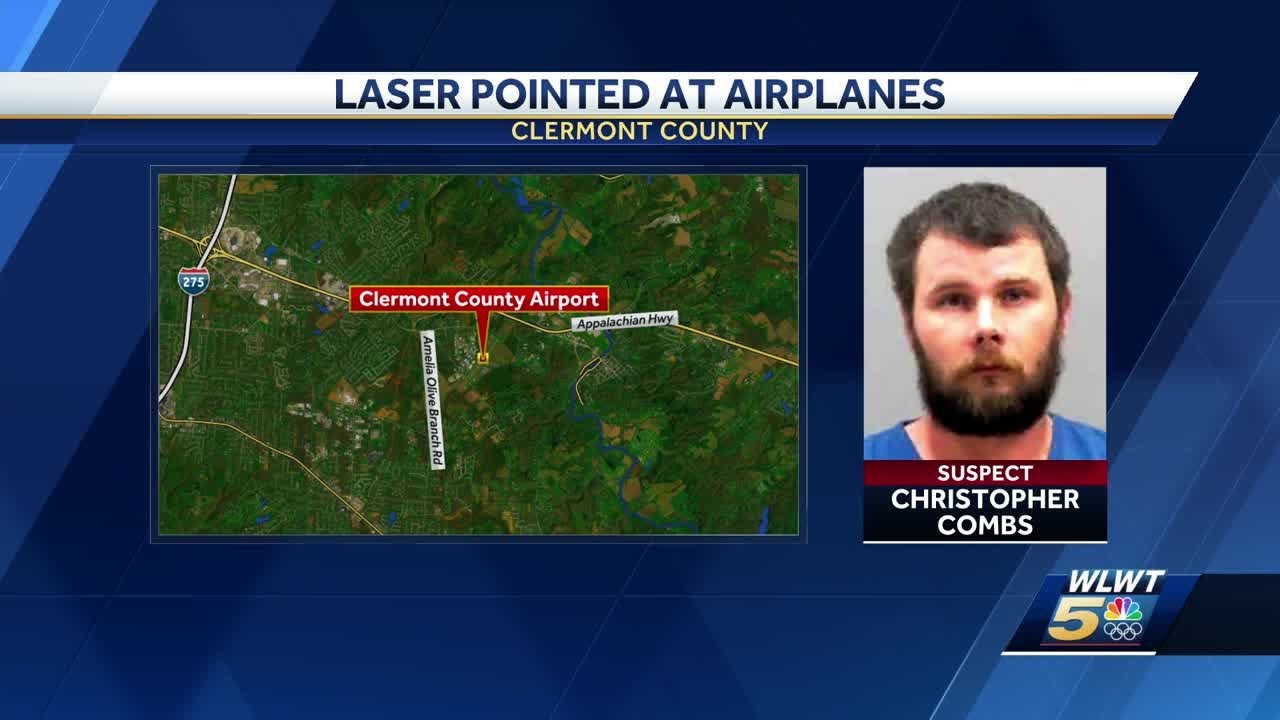Court docs: Clermont County man accused of pointing laser at flying ...