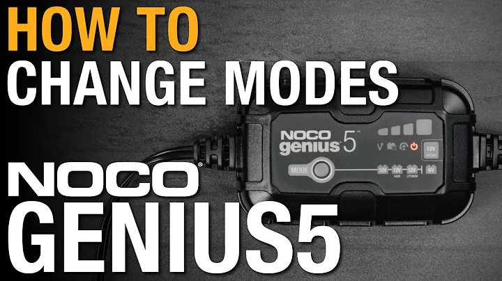 How to change modes on your NOCO GENIUS5