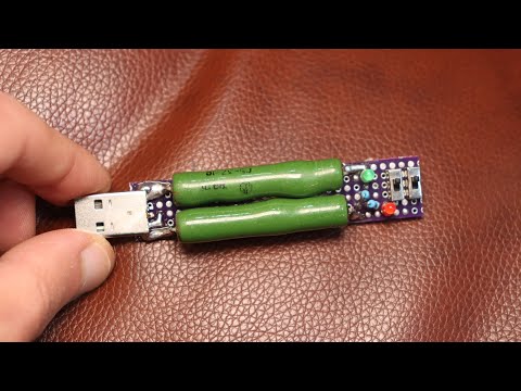 Простая USB нагрузка за 10 минут