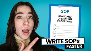7 Hacks To Write SOPs FAST (Standard Operating Procedure)