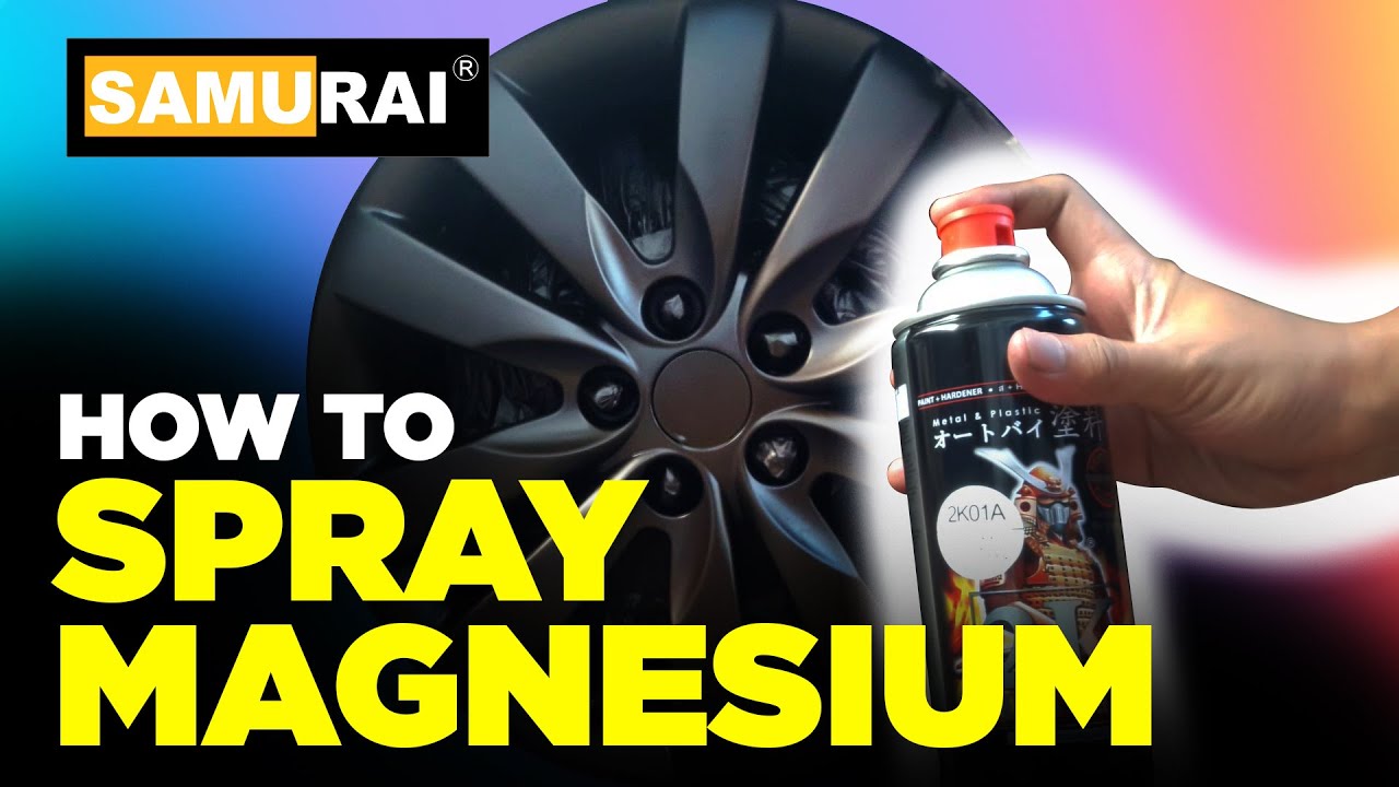  DIY  Cara Cara Spray Sport Rim Kereta Magnesium 