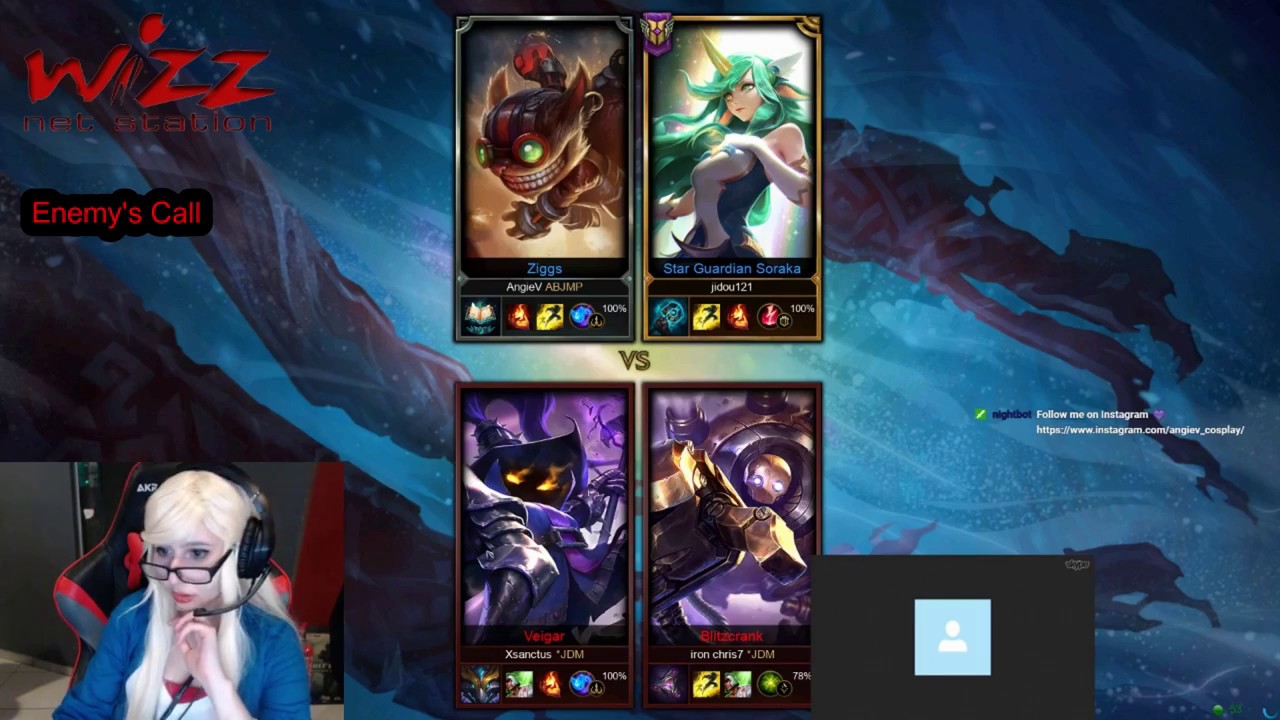 AngieV & jidou121 vs Xsanctus & iron chris7 (LoL 2v2)