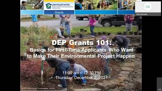 DEP Grants 101