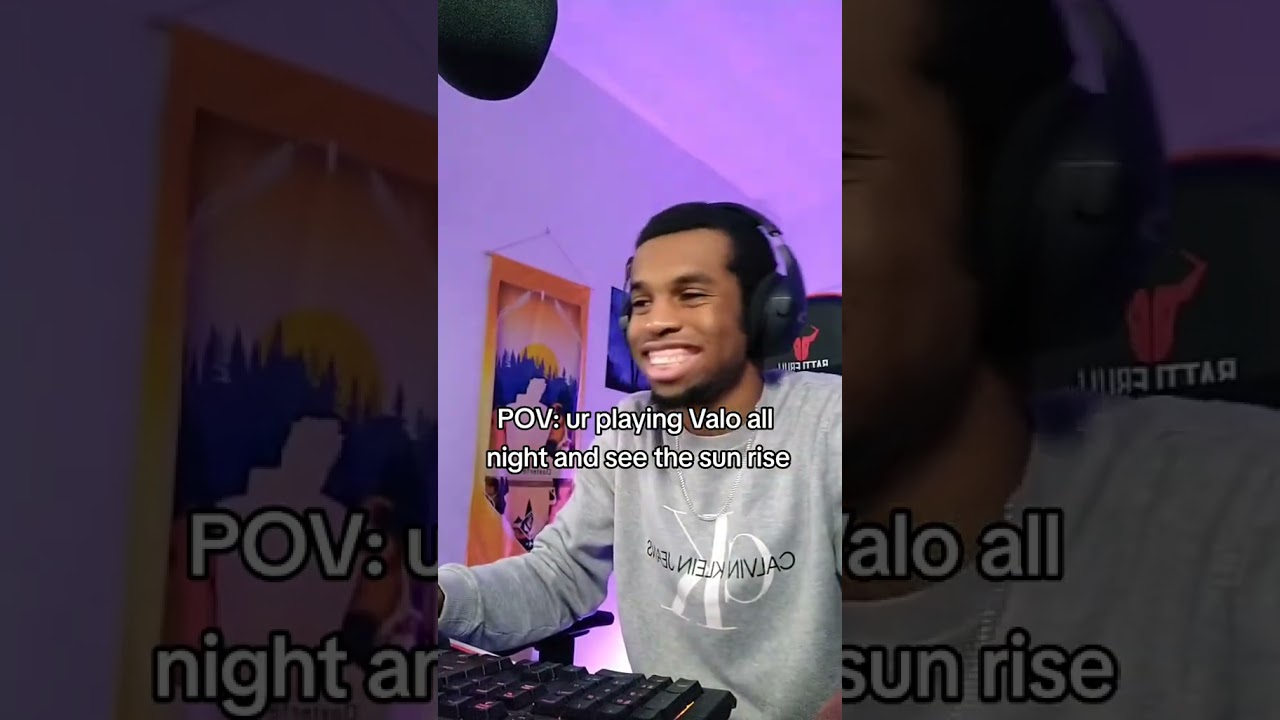 Playing Valo all night🔥 