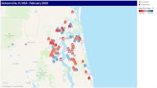 Jacksonville, FL - Multifamily and Single-family Real Estate Rental Trends