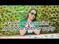 St. Patrick's Day photo booth and party accessories pack; body glitter, beads, bracelets, glasses!