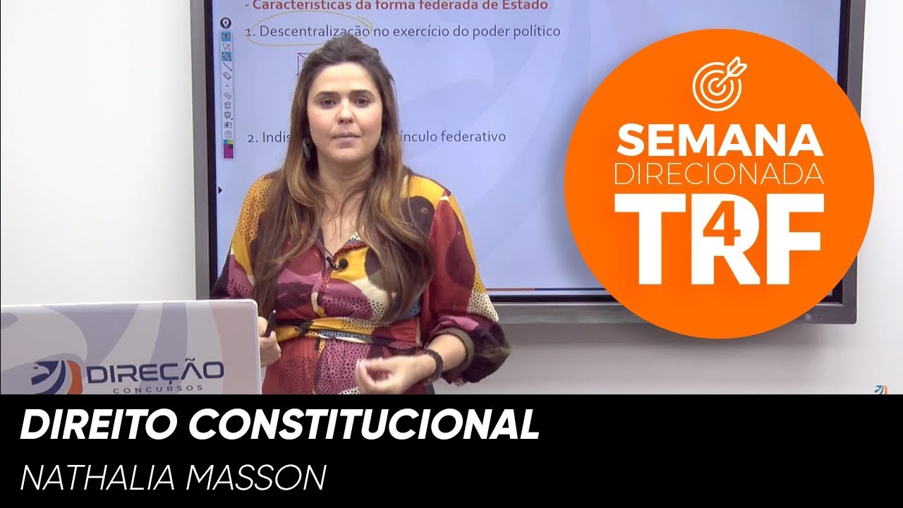 Concurso TRF4 Direito Constitucional em UMA aula AO VIVO YouTube