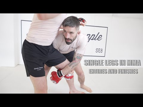 MMA Shootboxing | How to Enter & Finish a Single Leg Takedown - Matt Inman