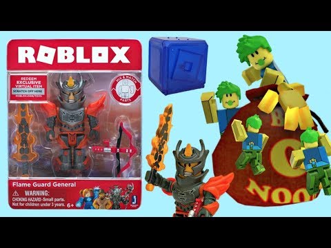 Roblox Toy Flame Guard General Noob Blind Box Celebrity Series 2 Codes Unboxing Toy Review Youtube - details about roblox flame guard general action figure