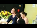 Tessa Virtue &amp; Scott Moir in Kiss &amp; Cry after FD Worlds Helsinki 2017