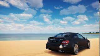 C63 Beach 1080P 60Fps Forza Horizon 3 Wallpaper Engine