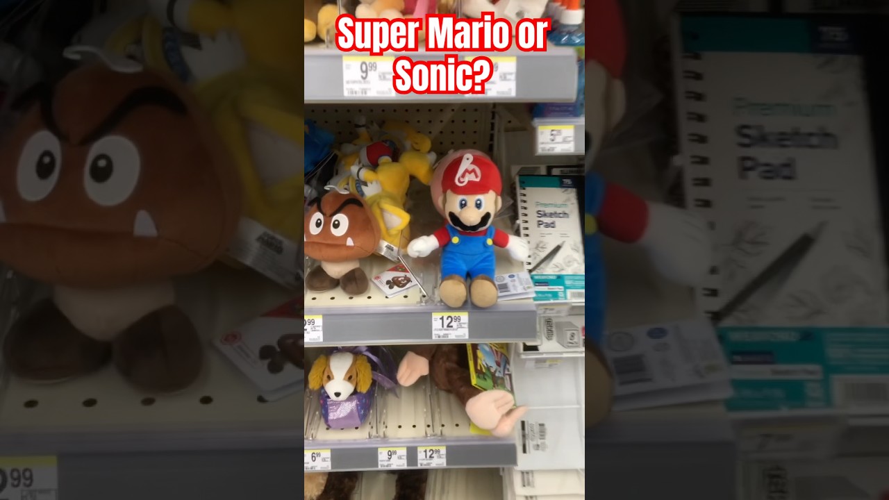 Super Mario Brothers or Sonic The Hedgehog? 