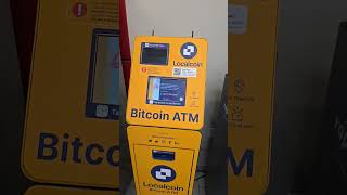 Bitcoin ATM at a Gas Station