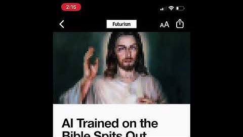 “A.I. Jesus” Is A Wicked Invention !