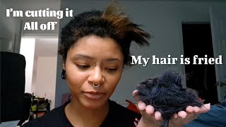 I cut all my hair off
