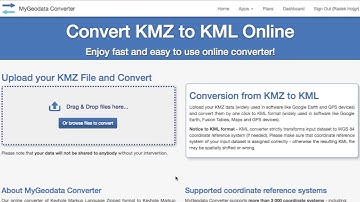 How to convert KMZ to KML (Quick conversion in less than a minute)