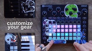 How To Customize Your Gear & MIDI Controllers With Stickers
