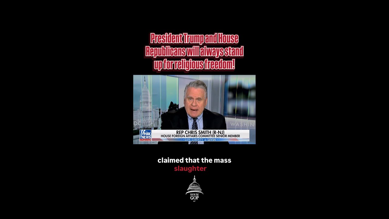 President Trump and House Republicans will always stand up for religious freedom!