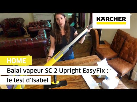 Isabel présente le balai vapeur SC 2 UPRIGHT EasyFix Kärcher