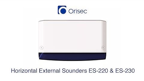 Orisec Horizontal Sounders ES-220 & ES-230