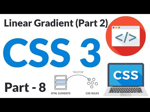 CSS 3 - Linear Gradient - Part - 2 - Web Designing Series - Part 8