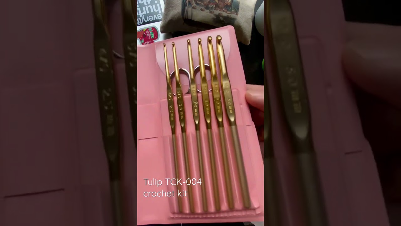 Tulip Crochet Hooks TCK-004 unboxing from Amazon Japan first impressions #shorts