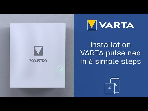 Installation VARTA pulse neo in 6 simple steps