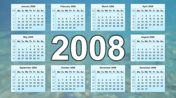2008 Calendar