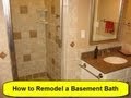 How To Remodel a Basement Bath Part 1 of 3 HowToLoucom