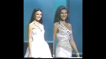 Miss Universe 2002 Russia 🇷🇺 vs South Africa 🇿🇦 #shorts #missuniverse2002#russia #southafrica