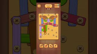 wood nuts and bolts puzzle level 91 #androidpuzzlegame #waterpuzzlegame #woodnutsboltsandscrews