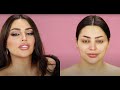 quick easy purple makeup tutorial benefit brow box مكياج موف سريع مع تركيز حواجب بنفيت