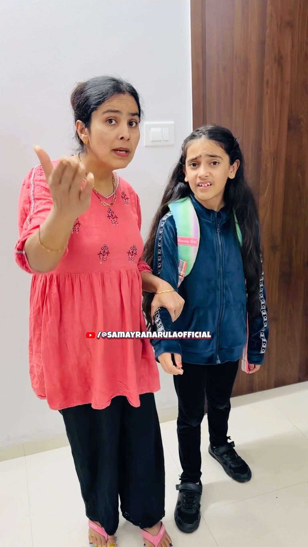 Samayra ko school nhi jana? #shorts #samayranarula #viralvideo #funnyvideo #firstdayofschool