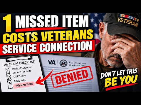 DENIED VA CLAIM due to 1 missed crucial item. Get your VA Disability Claim right the first time