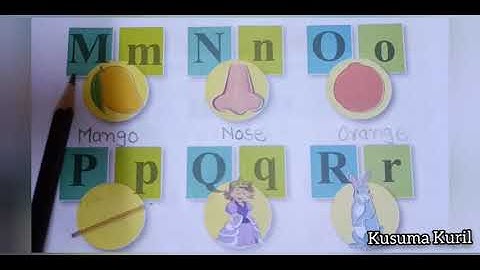 Std:2nd , Sub:English(Hindi Medium), Unit-1, 1.5-Fun with Alphabet (Self study), Maharashtra Board