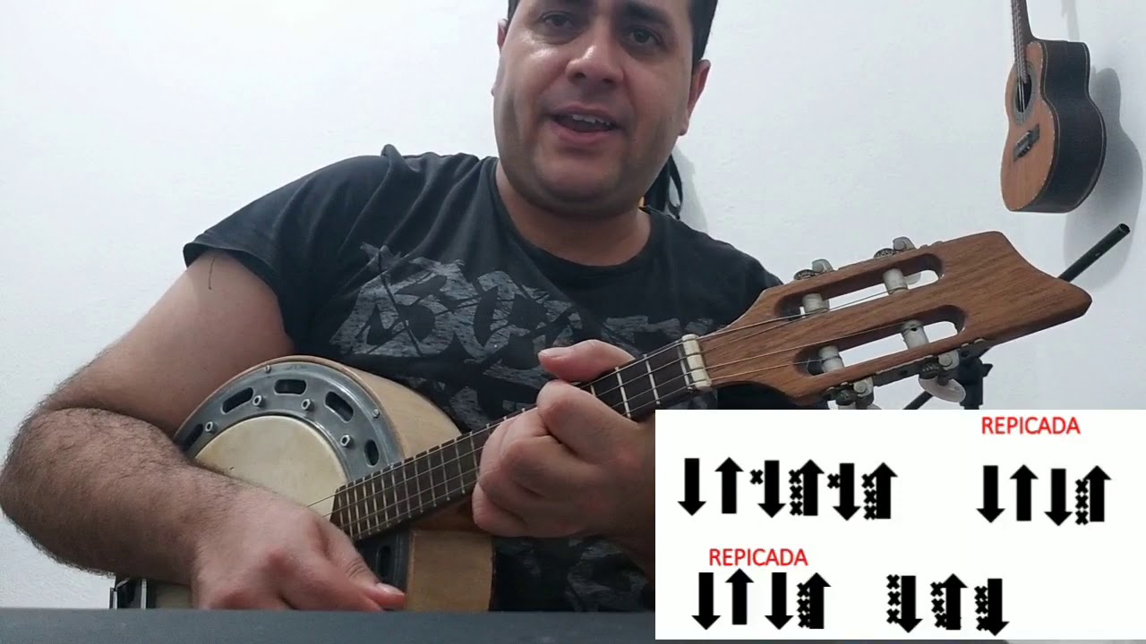 Levada de Banjo com repicada e técnica percussiva !