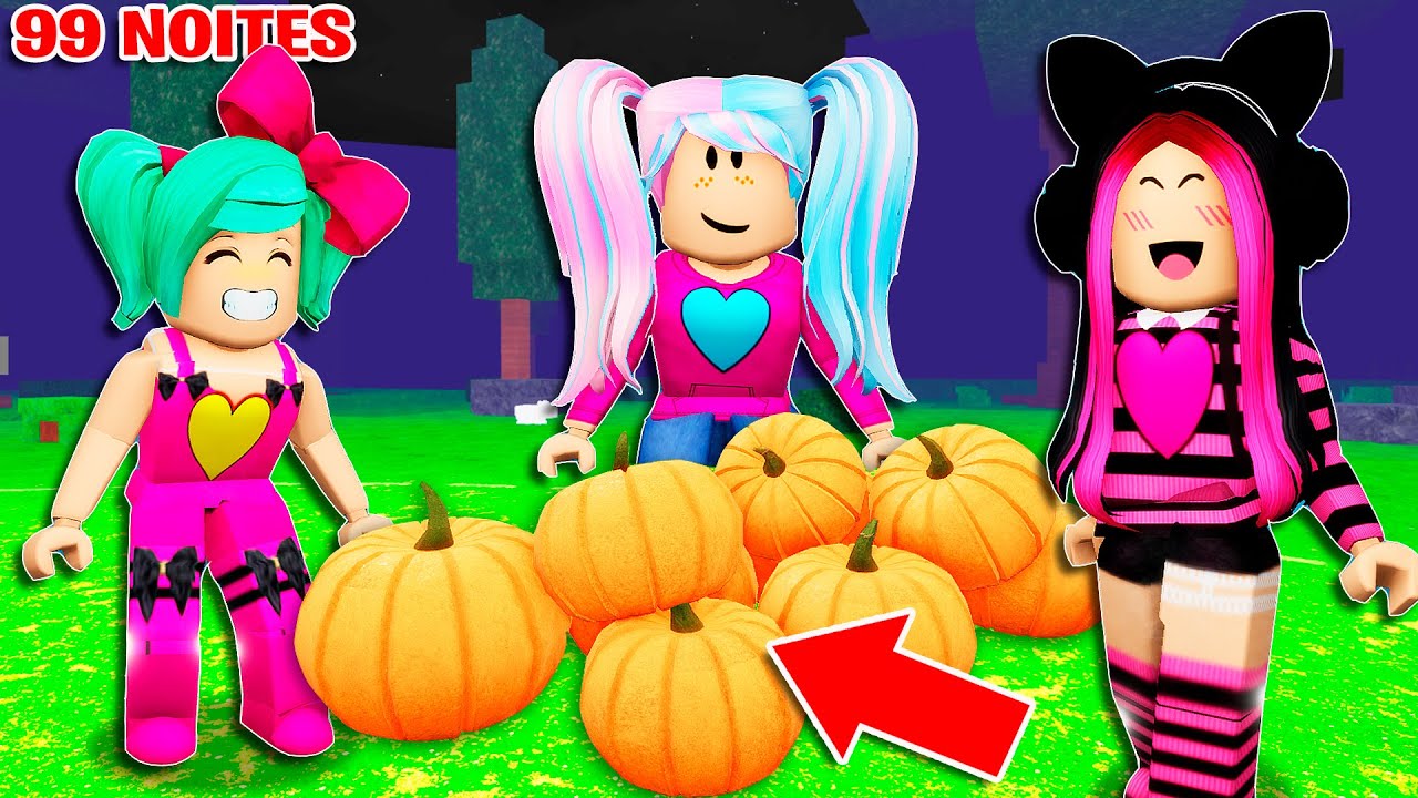 DESAFIO! SÓ PODE COMER ABÓBORA EM 99 NOITES NA FLORESTA!