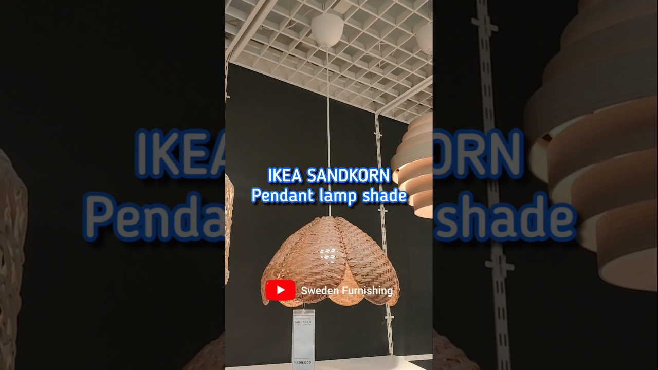 Ikea SANDKORN new pendant lamp shade 2026 - YouTube