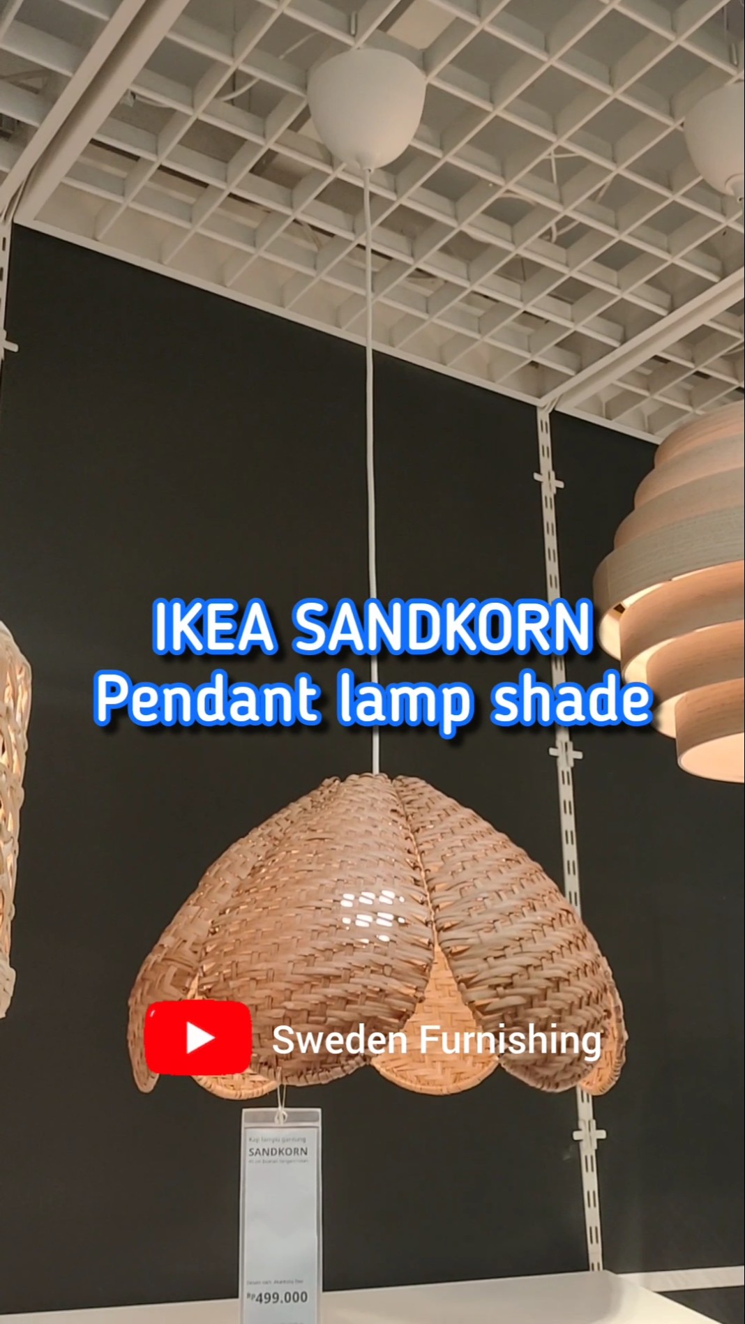 Ikea SANDKORN new pendant lamp shade 2026 - YouTube