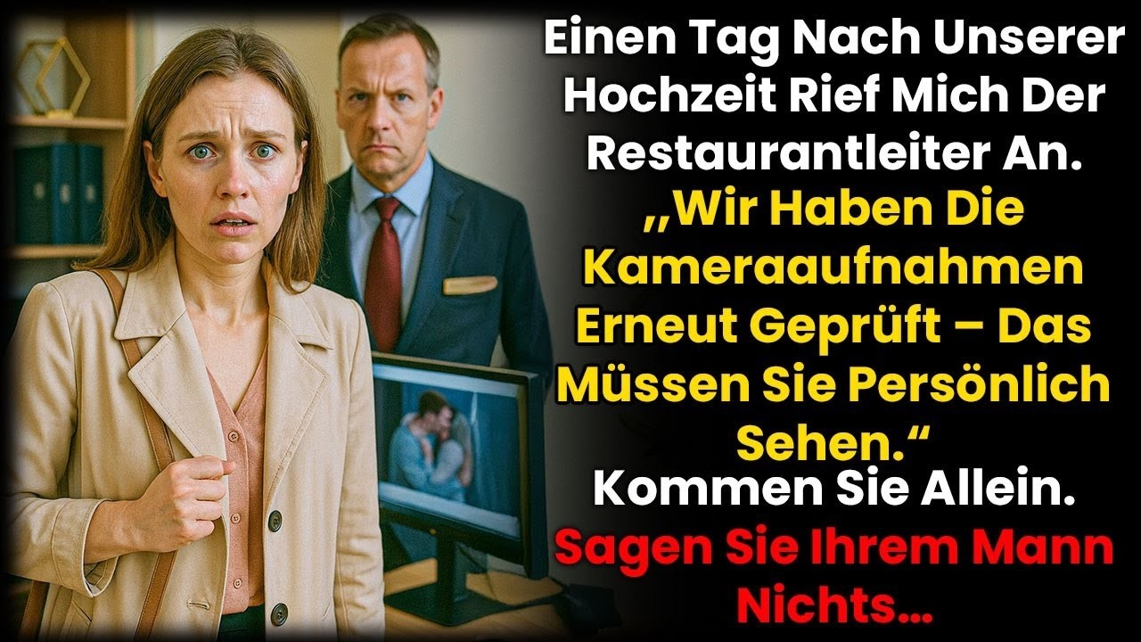 Ein Anruf aus dem Restaurant: „Schau dir das Video an – und komm allein. Sag deinem Mann kein Wort.“