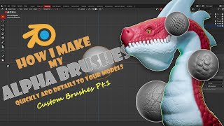 How to Make Alpha Brushes in Blender (Making Custom Brushes pt.1)