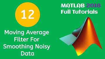 12 MATLAB Beginners Tutorial-  Moving Average Filter for Smoothing Noisy Data
