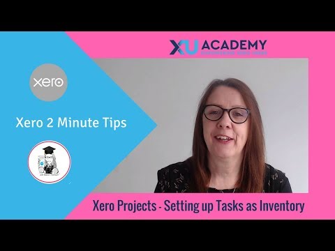 Xero Projects: Setting up Project Tasks as Inventory