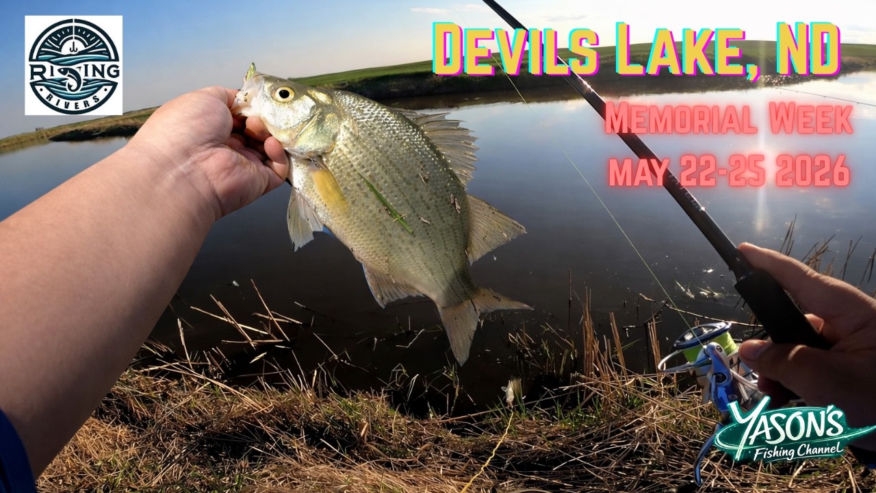 Memorial Weekend White Bass Fishing ND May 22-24, 2026 Part 1 | Rizing Rivers