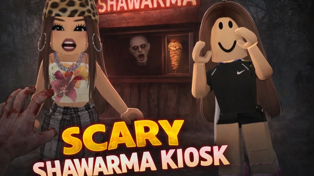 SCARY SHAWARMA KIOSK ROBLOX z julką 🎀(UWAGA trochę straszne)