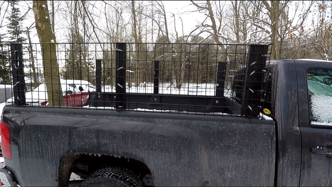Setting up new side racks on the pickup truck. Landscapers Rack. YouTube