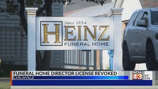 License revoked from Carlinville funeral home director after Sangamon Co. Coroner investigation